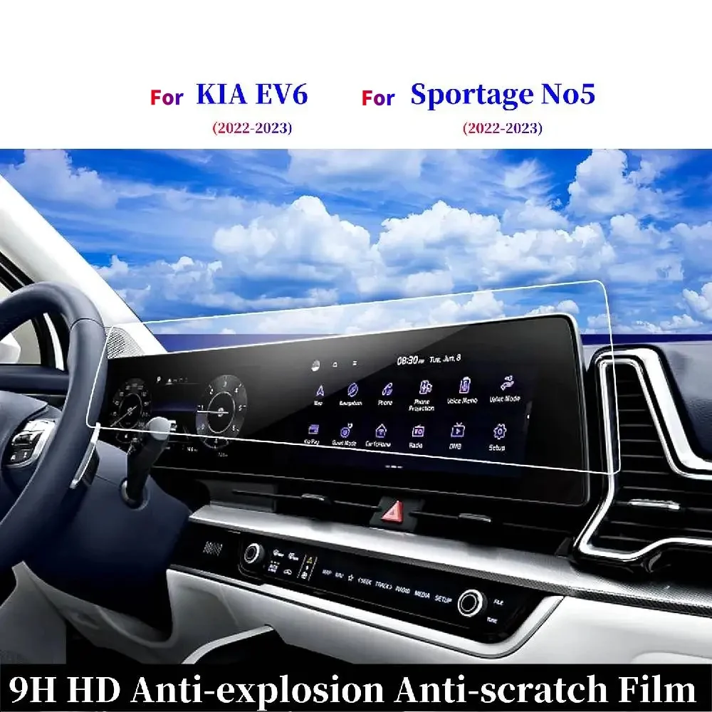 For 2022 to 2024 KIA NQ5 EV6 Glass HD Touch Screen Protector Media Display Film Cover 2pcs Set Fit SPORTAGE NQ5 Air Console Film
For 2022 to 2024 KIA NQ5 EV6 Glass HD Touch Screen Protector Media Display Film Cover 2pcs Set Fit SPORTAGE NQ5 Air Console Film