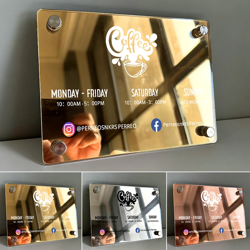 Custom Business Logo Sign Acrylic Doorplate Gold, Silver, Rose Gold Outdoor Plexiglass Plate Shop Sign Welcome Sign
Custom Business Logo Sign Acrylic Doorplate Gold, Silver, Rose Gold Outdoor Plexiglass Plate Shop Sign Welcome Sign