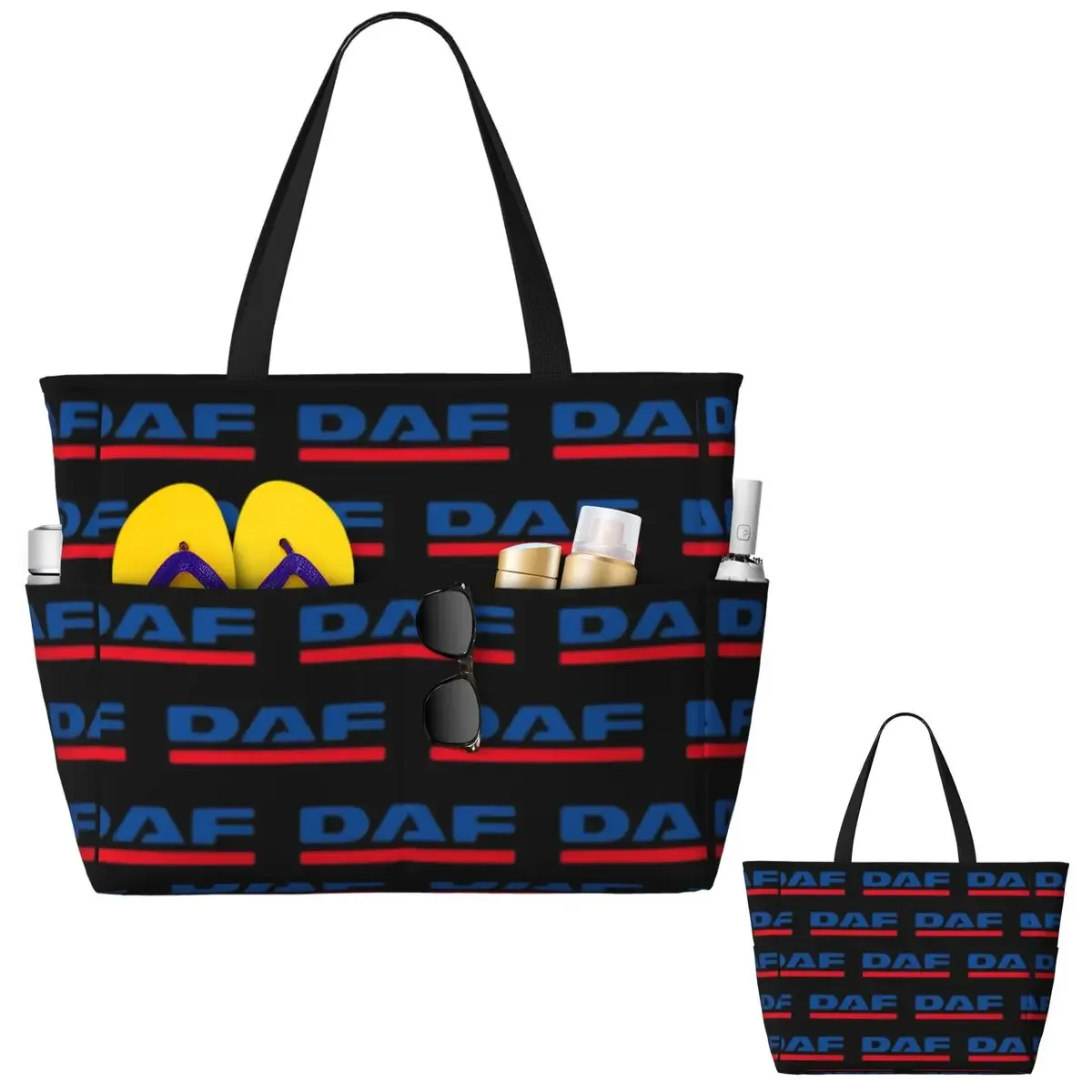 DAF Logo Beach Tote Bag Sport Gym Yoga Duffle Large Tote Bag Women Travel Bag Fitness bag
DAF Logo Beach Tote Bag Sport Gym Yoga Duffle Large Tote Bag Women Travel Bag Fitness bag