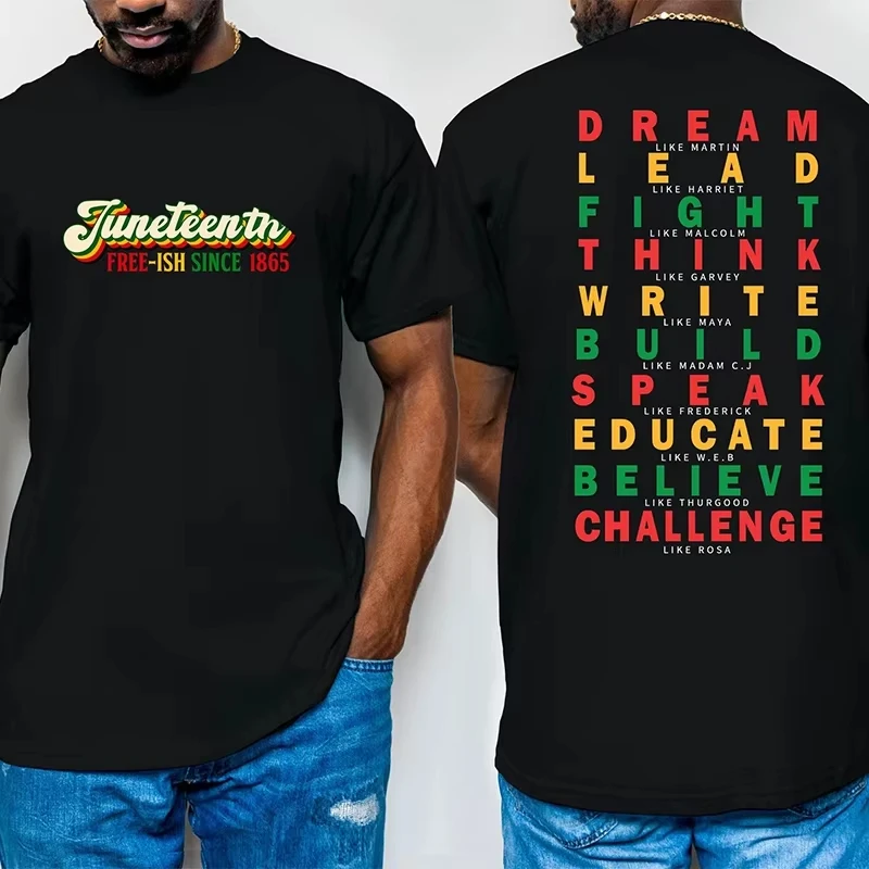 Juneteenth Shirt for Men Freeish T-shirts Black History Tees Black Lives Matter Tops Melanin Clothes Black Af Shirt Short Sleeve
Juneteenth Shirt for Men Freeish T-shirts Black History Tees Black Lives Matter Tops Melanin Clothes Black Af Shirt Short Sleeve