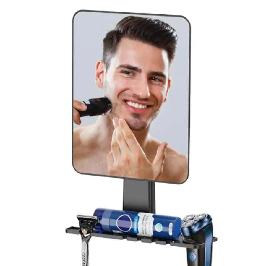 Shower Mirror Fogless for Shaving, Fogless Mirror for Shower with Razor Holder, NO-Drilling and Removable, Shatterproof and Wat
Shower Mirror Fogless for Shaving, Fogless Mirror for Shower with Razor Holder, NO-Drilling and Removable, Shatterproof and Wat