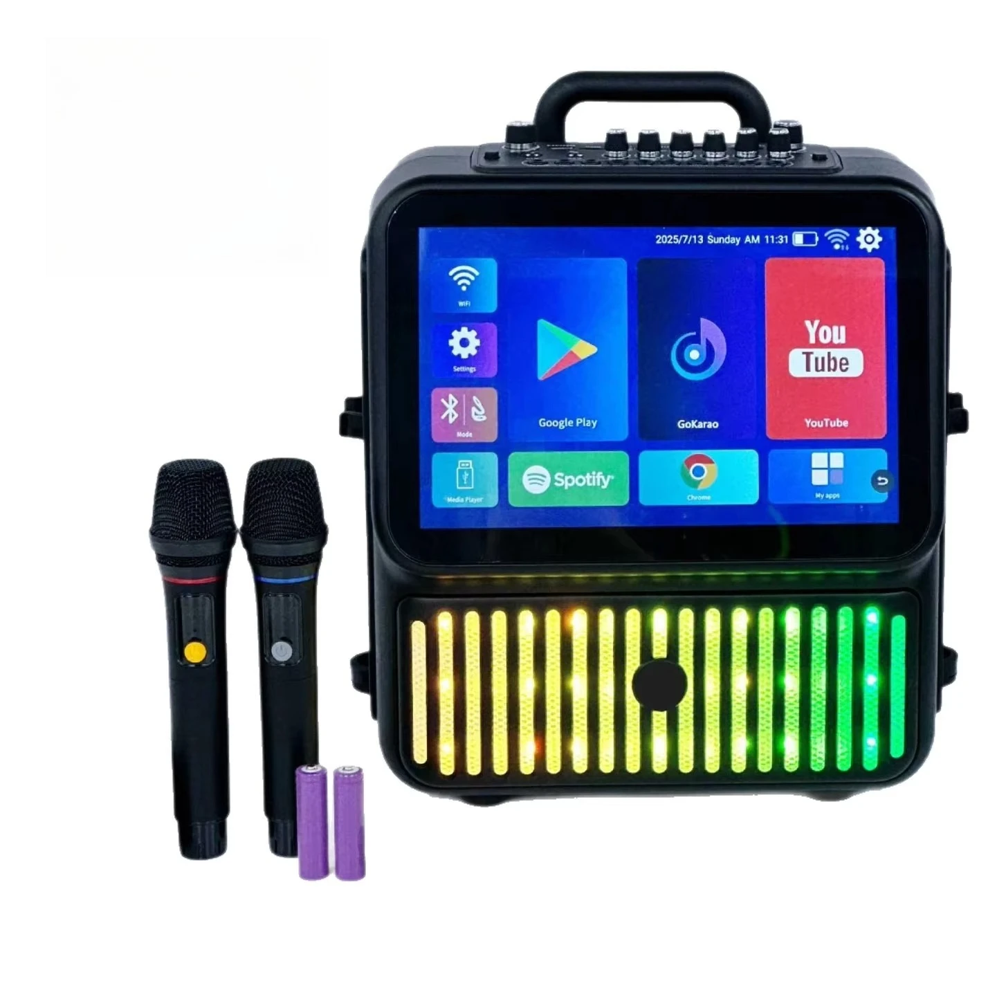 SmartScreen For Speaker RGB Adjustable Shoulder Strap Portable Karaoke Speaker HD Display Aux Input Plastic Outdoor
SmartScreen For Speaker RGB Adjustable Shoulder Strap Portable Karaoke Speaker HD Display Aux Input Plastic Outdoor