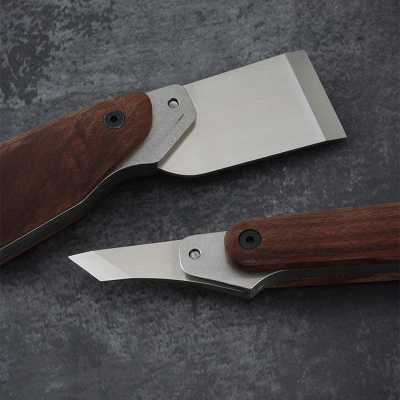 Leather knife, black walnut handle, leather cutting knife, handmade DIY leather goods production, movable knife head
Leather knife, black walnut handle, leather cutting knife, handmade DIY leather goods production, movable knife head