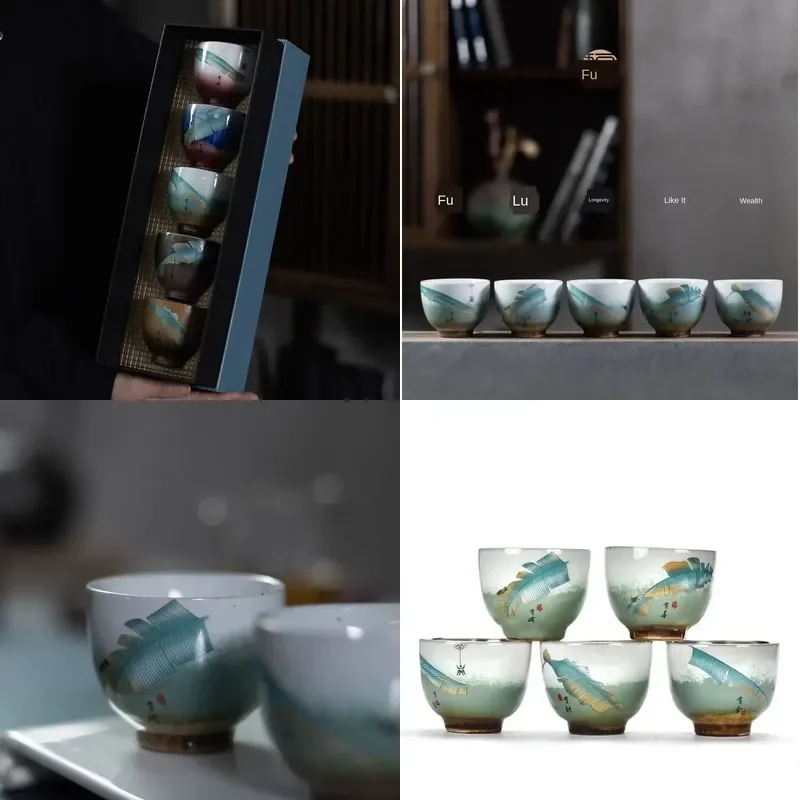 【CHIMU HOME】 Kung Fu Cup Private Custom Gift Box for Dad and Boys Antique Birthday Gift Creative New Year Gift for
【CHIMU HOME】 Kung Fu Cup Private Custom Gift Box for Dad and Boys Antique Birthday Gift Creative New Year Gift for