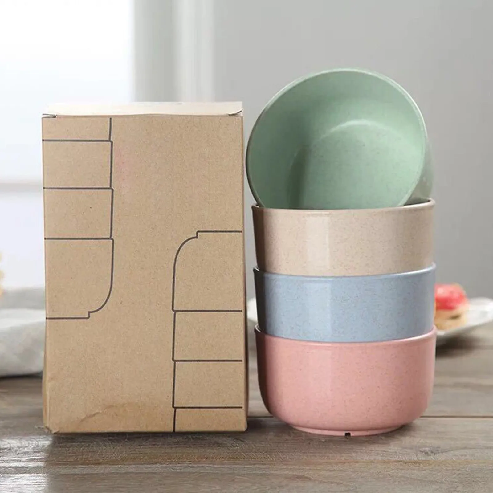 4Pcs Dessert Bowl Kit for Kids Natural Wheat Straw Construction Lightweight Unbreakable Baby Tableware Great Housewarming Gift
4Pcs Dessert Bowl Kit for Kids Natural Wheat Straw Construction Lightweight Unbreakable Baby Tableware Great Housewarming Gift