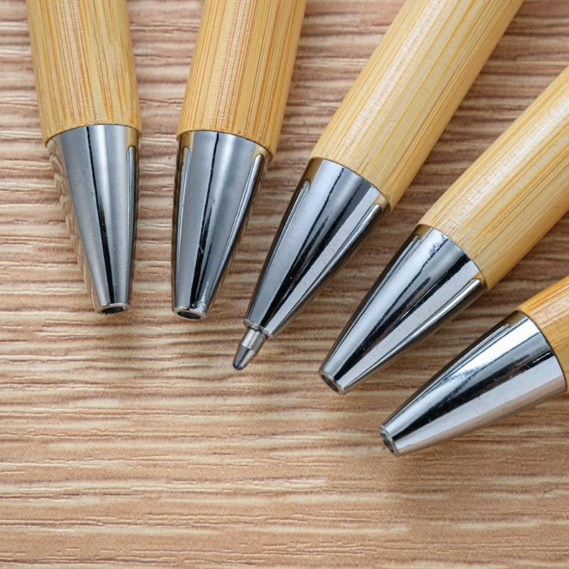 Eco Friendly Bamboo Pen Retractable Black Ballpoint Pens for Writing, Office
Eco Friendly Bamboo Pen Retractable Black Ballpoint Pens for Writing, Office