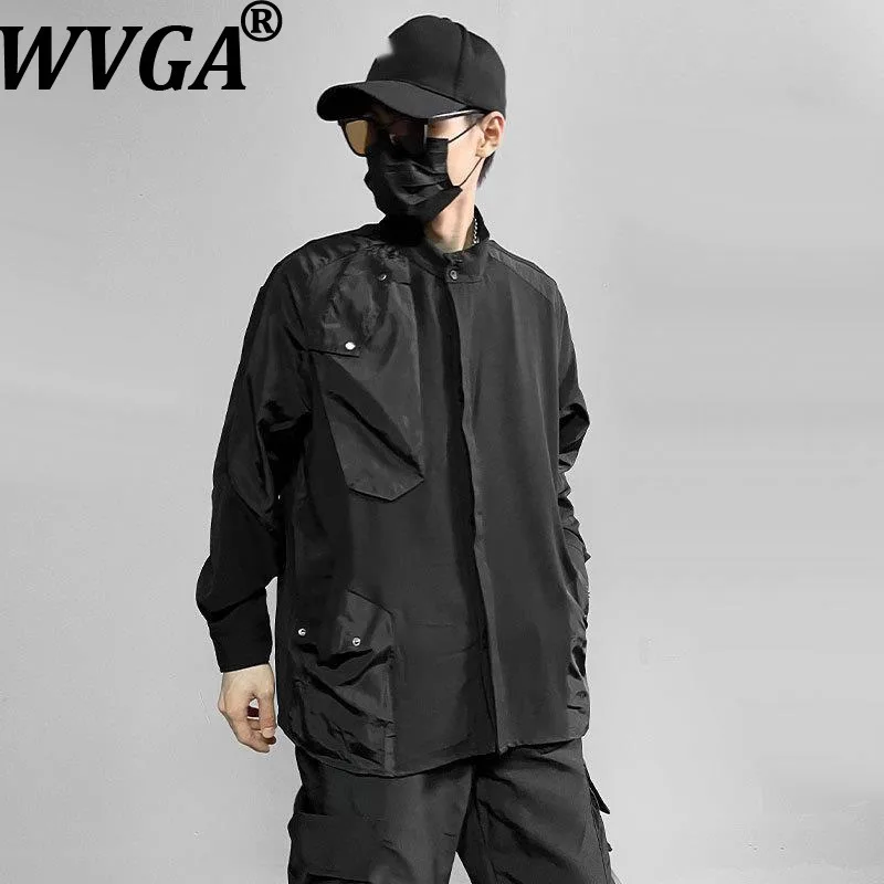 WVGA Spring Autumn New Men High Street Patchwork Square Collar Long Sleeved Shirts Niche Chic Casual Trendy Cardigan Tops W17281
WVGA Spring Autumn New Men High Street Patchwork Square Collar Long Sleeved Shirts Niche Chic Casual Trendy Cardigan Tops W17281