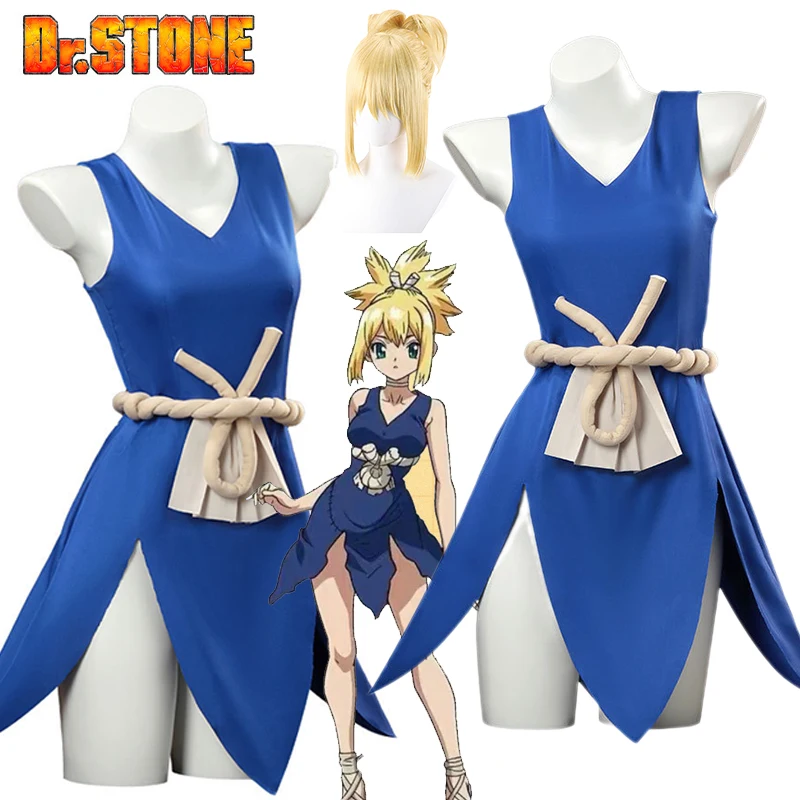 Dr. Stone Kohaku Cosplay Costume Wig Anime Amber Blue Dress Accessories Halloween Carnival Costumes for Women Gilrs Cos Outfits
Dr. Stone Kohaku Cosplay Costume Wig Anime Amber Blue Dress Accessories Halloween Carnival Costumes for Women Gilrs Cos Outfits