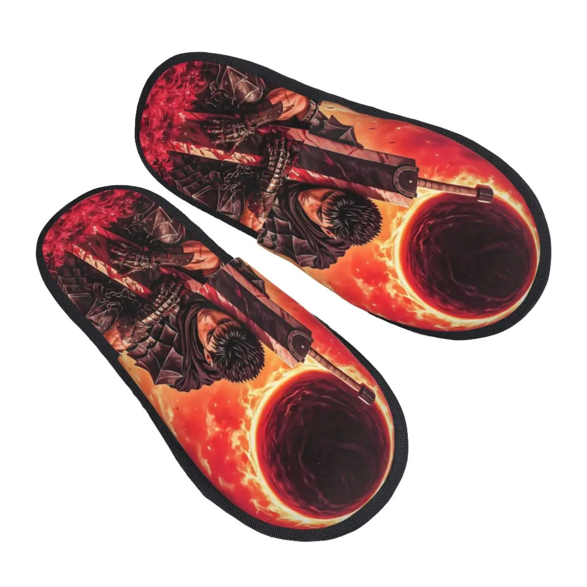 Custom Hot Anime B-Bereserks Sun Printed House Slippers Women Cozy Memory Foam Japan Slip On Hotel Slipper Shoes
Custom Hot Anime B-Bereserks Sun Printed House Slippers Women Cozy Memory Foam Japan Slip On Hotel Slipper Shoes