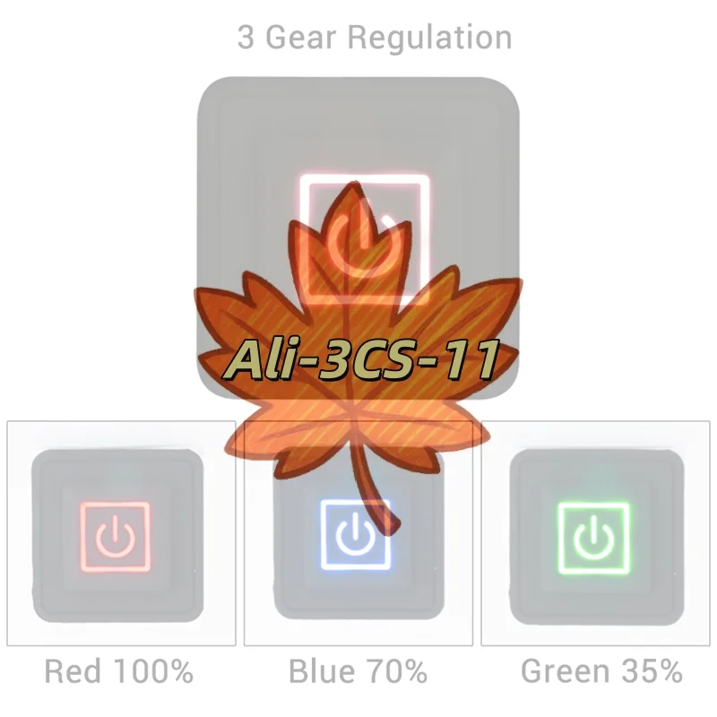 5V-15V 3-Gear Temperature Control Heating Switch - Waterproof Silicone Button for Heated Clothing & Outdoor Gear
5V-15V 3-Gear Temperature Control Heating Switch - Waterproof Silicone Button for Heated Clothing & Outdoor Gear