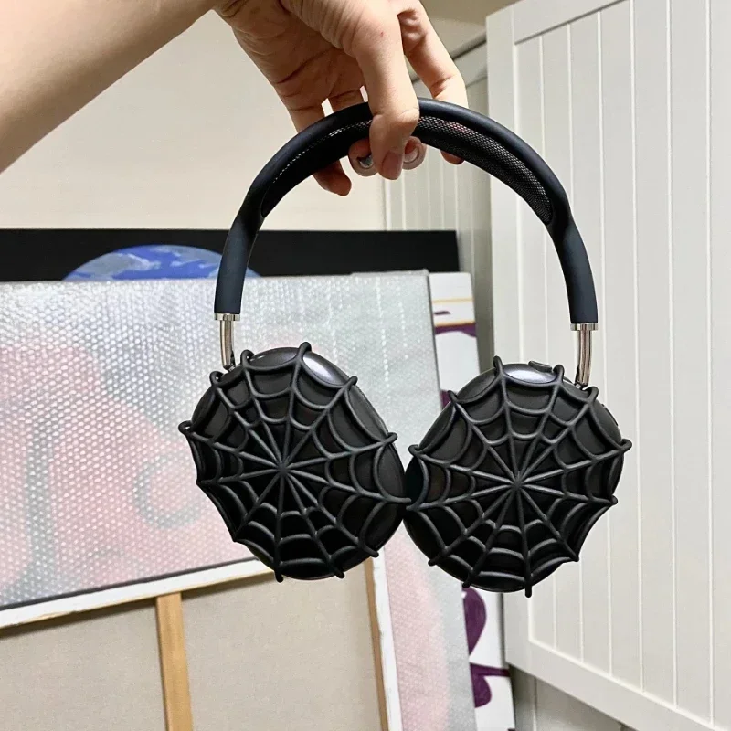 Чехол для Airpod Max, оригинальный дизайн, черный/белый защитный чехол для наушников с паутиной, аксессуары для украшения наушников с 3D принтом
Чехол для Airpod Max, оригинальный дизайн, черный/белый защитный чехол для наушников с паутиной, аксессуары для украшения наушников с 3D принтом