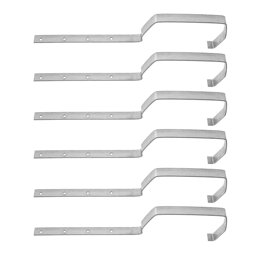 6Pcs Metal Gutter Support Brackets Roof Guttering Heavy Duty Rain Gutter Racks Iron Brackets Stable Support Prevent Sag
6Pcs Metal Gutter Support Brackets Roof Guttering Heavy Duty Rain Gutter Racks Iron Brackets Stable Support Prevent Sag