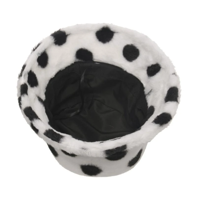 Women Men Winter Warm Thick Plush Bucket Hat Harajuku Vintage Polka Dot Print Wide Brim Packable Fisherman Cap
Women Men Winter Warm Thick Plush Bucket Hat Harajuku Vintage Polka Dot Print Wide Brim Packable Fisherman Cap