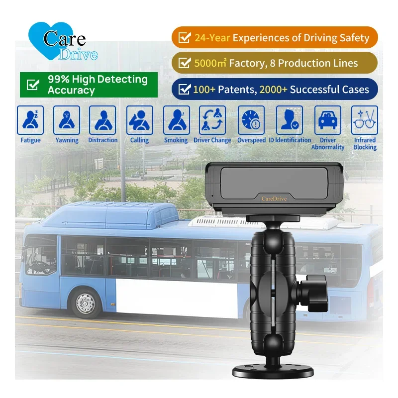 DSM Vehicle Tracking System Bus Facial Recognition Auto-Interconnected Safety Anti-Sleeping Features Wifi Driving Monitoring
DSM Vehicle Tracking System Bus Facial Recognition Auto-Interconnected Safety Anti-Sleeping Features Wifi Driving Monitoring