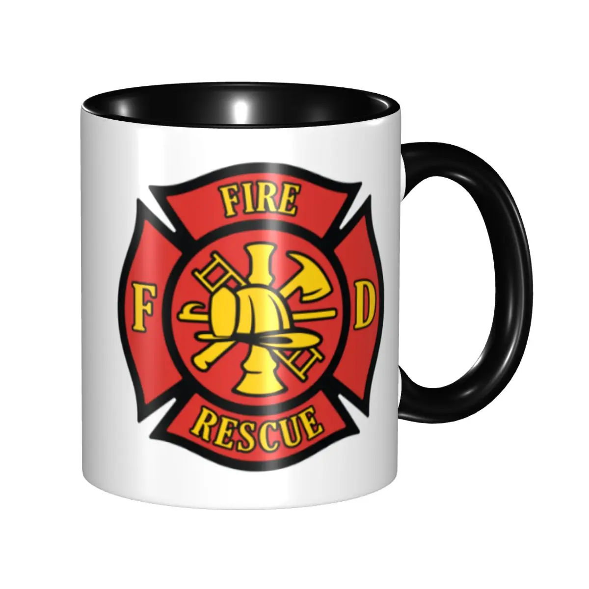 Customized Firefighter Fire Rescue Maltese Florian Cross Mugs DIY Ceramic Tea Milk Coffee Cup
Customized Firefighter Fire Rescue Maltese Florian Cross Mugs DIY Ceramic Tea Milk Coffee Cup