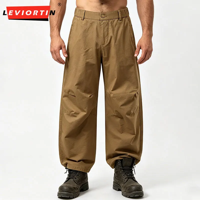 Men's Cotton Loose Straight Casual Cargo Pants Wide Leg Baggy Japanese Vintage Parachute Trousers Streetwear Paratrooper Pants
Men's Cotton Loose Straight Casual Cargo Pants Wide Leg Baggy Japanese Vintage Parachute Trousers Streetwear Paratrooper Pants