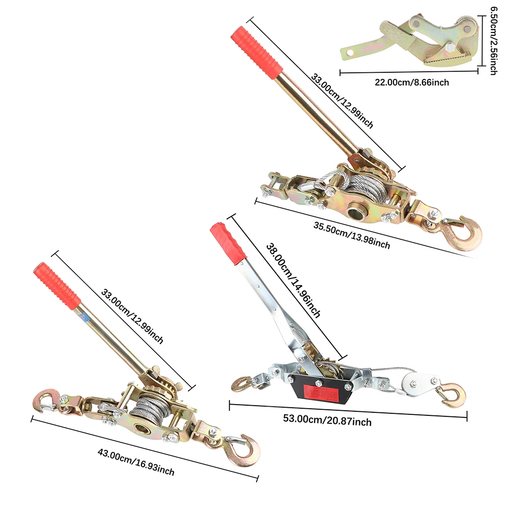 2T Loading Trailer Winch Manual Ratchet Rope Tensioner With 2m Wire Auto Fastener For Truck Car Cargo Luggage Tensioning Belts
2T Loading Trailer Winch Manual Ratchet Rope Tensioner With 2m Wire Auto Fastener For Truck Car Cargo Luggage Tensioning Belts