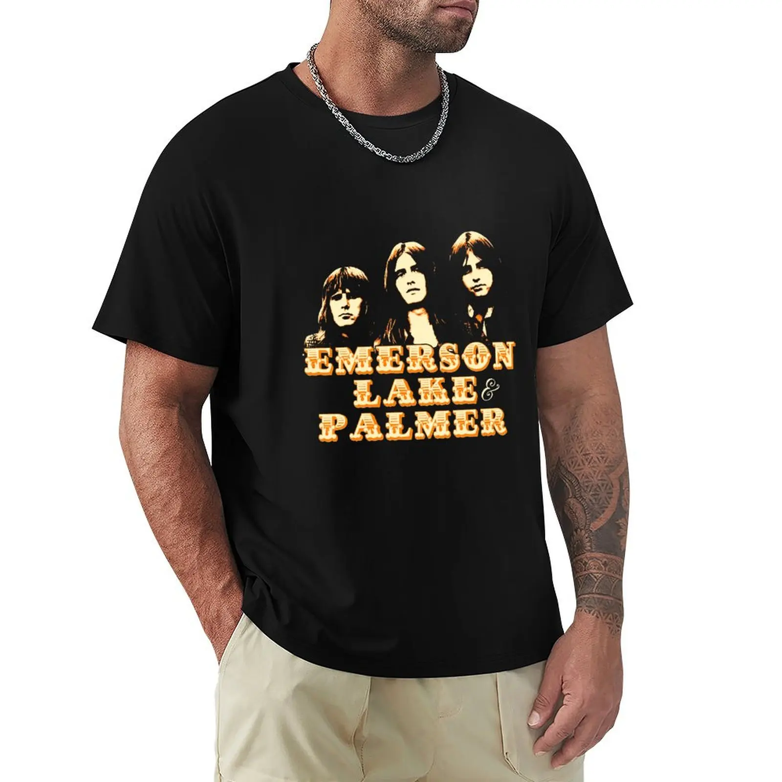 Emerson, Lake and Palmer Three T-Shirt vintage graphic tee funny shirt cotton men clothing
Emerson, Lake and Palmer Three T-Shirt vintage graphic tee funny shirt cotton men clothing