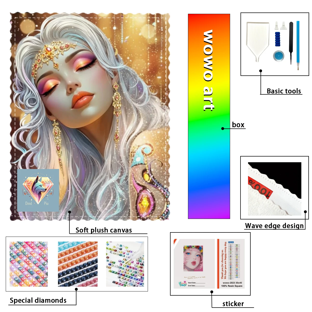 【Piu Diamond Art】Sueños de cristal 100% resin FD+ab+cr Diamond Stamping Kit Perfect Masterpiece worth Buying
【Piu Diamond Art】Sueños de cristal 100% resin FD+ab+cr Diamond Stamping Kit Perfect Masterpiece worth Buying