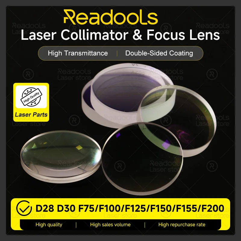 Коллимационная линза Raytools с лазерной фокусировкой D28 D30 D37 CL100 F125 F150 F200 Фокусирующая линза для Raytools BM111 BM110 BM109 BM06K
Коллимационная линза Raytools с лазерной фокусировкой D28 D30 D37 CL100 F125 F150 F200 Фокусирующая линза для Raytools BM111 BM110 BM109 BM06K