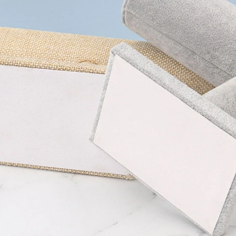 Suede Material Jewelry Display Frame Multi-Tier Shelf Elegant Design Bracelet Display Stand Decorative Props Durable Watch Stand
Suede Material Jewelry Display Frame Multi-Tier Shelf Elegant Design Bracelet Display Stand Decorative Props Durable Watch Stand