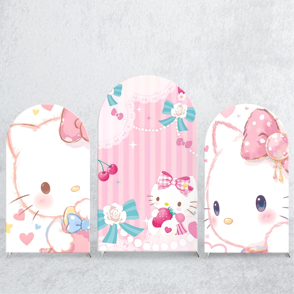 TB Hello Kitty Arch Backdrops Cover Pretty Bow Girls Birthday Party Elastic Custom Baby Shower Decortion Photo Background Banner
TB Hello Kitty Arch Backdrops Cover Pretty Bow Girls Birthday Party Elastic Custom Baby Shower Decortion Photo Background Banner