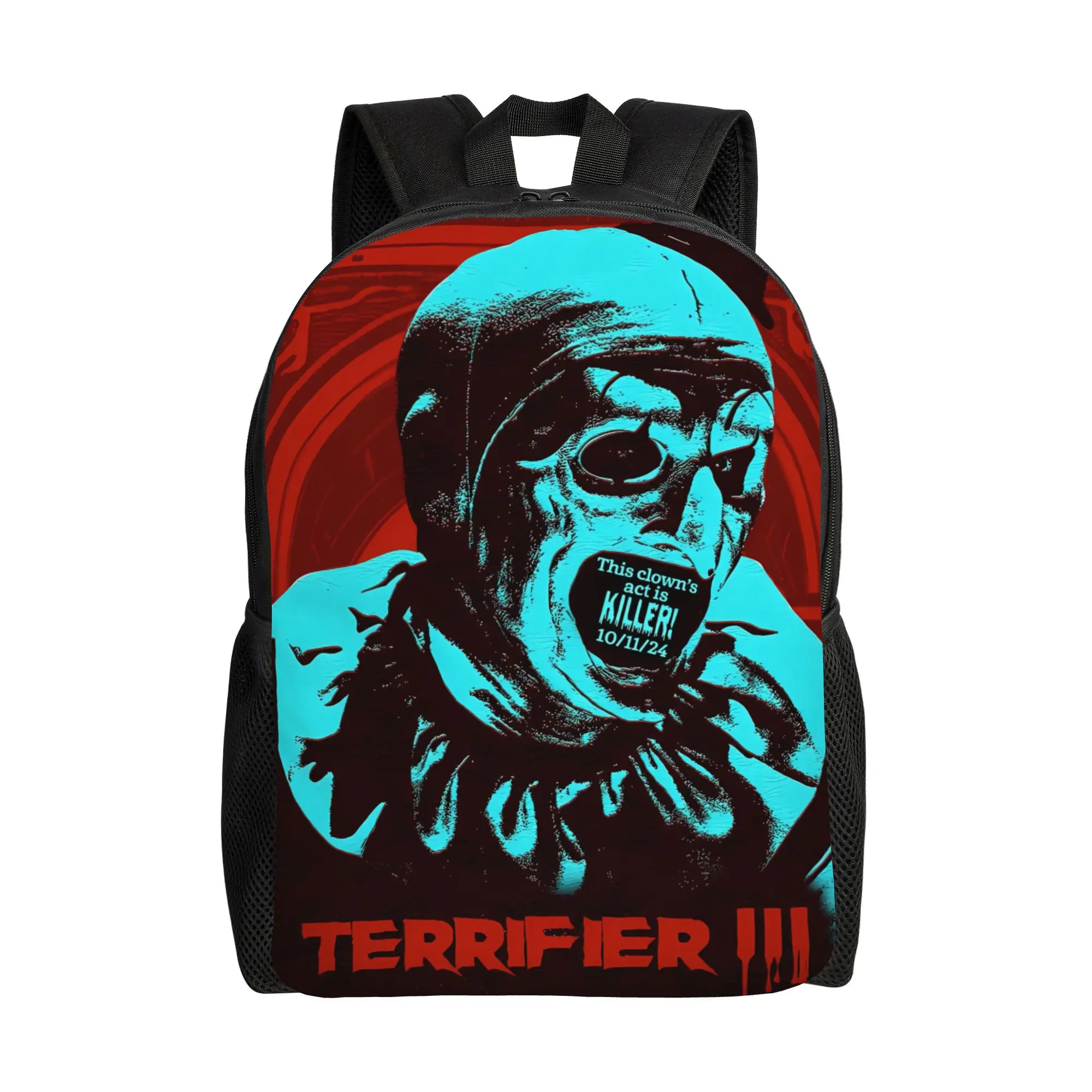 Terrifier 3 Christmas Backpack Women Men Print Backpacks Polyester Fashion High School Bags University Colorful Rucksack
Terrifier 3 Christmas Backpack Women Men Print Backpacks Polyester Fashion High School Bags University Colorful Rucksack
