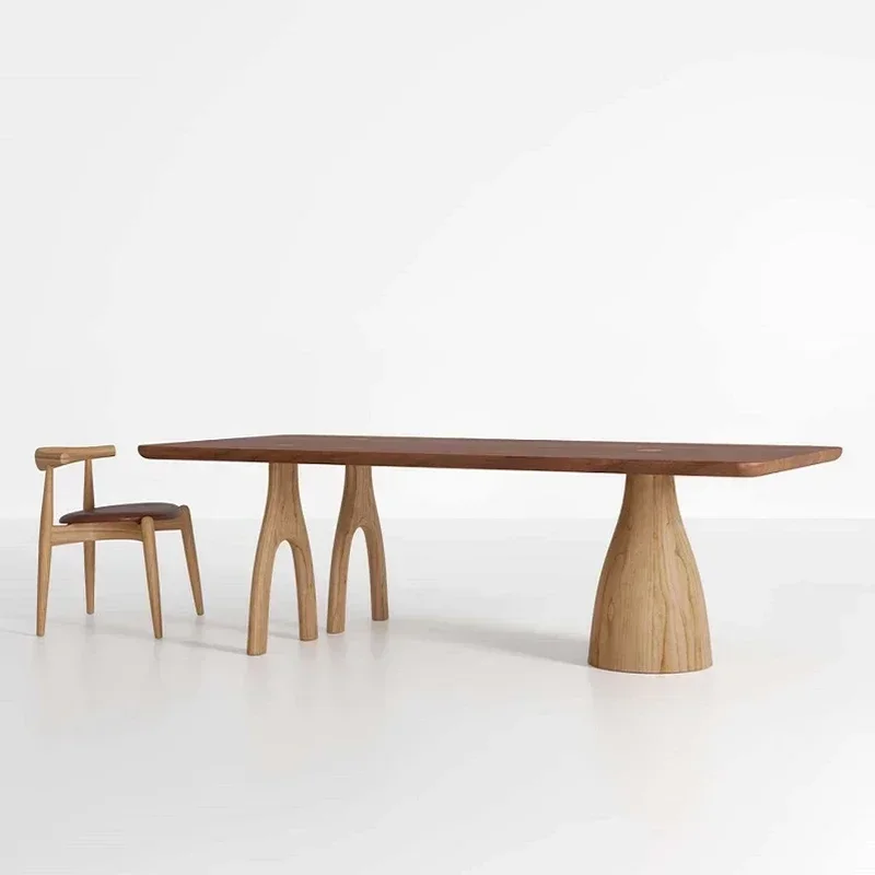 ~Sili Style Solid Wood Dining Table and Chair Household Small Apartment Personalized Designer Desk Desk Log Bed & Breakfast
~Sili Style Solid Wood Dining Table and Chair Household Small Apartment Personalized Designer Desk Desk Log Bed & Breakfast