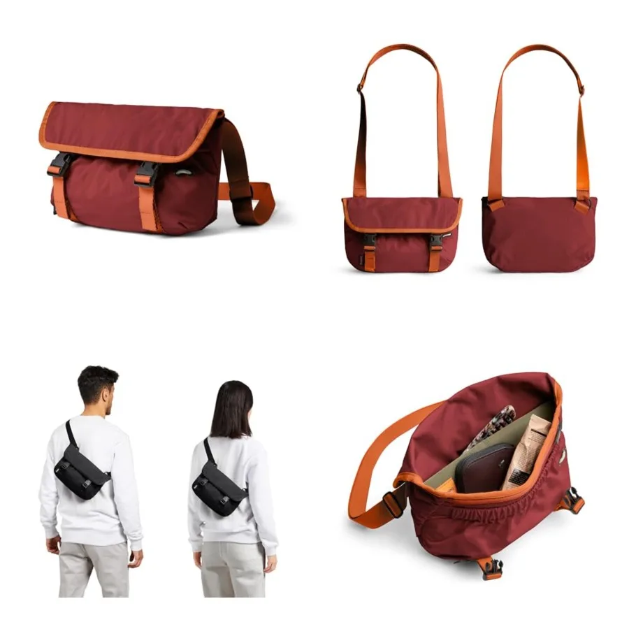 Cinch Mini Messenger 6 L lightweight, compact shoulder bag, water-resistant fabric, effortless organization
Cinch Mini Messenger 6 L lightweight, compact shoulder bag, water-resistant fabric, effortless organization
