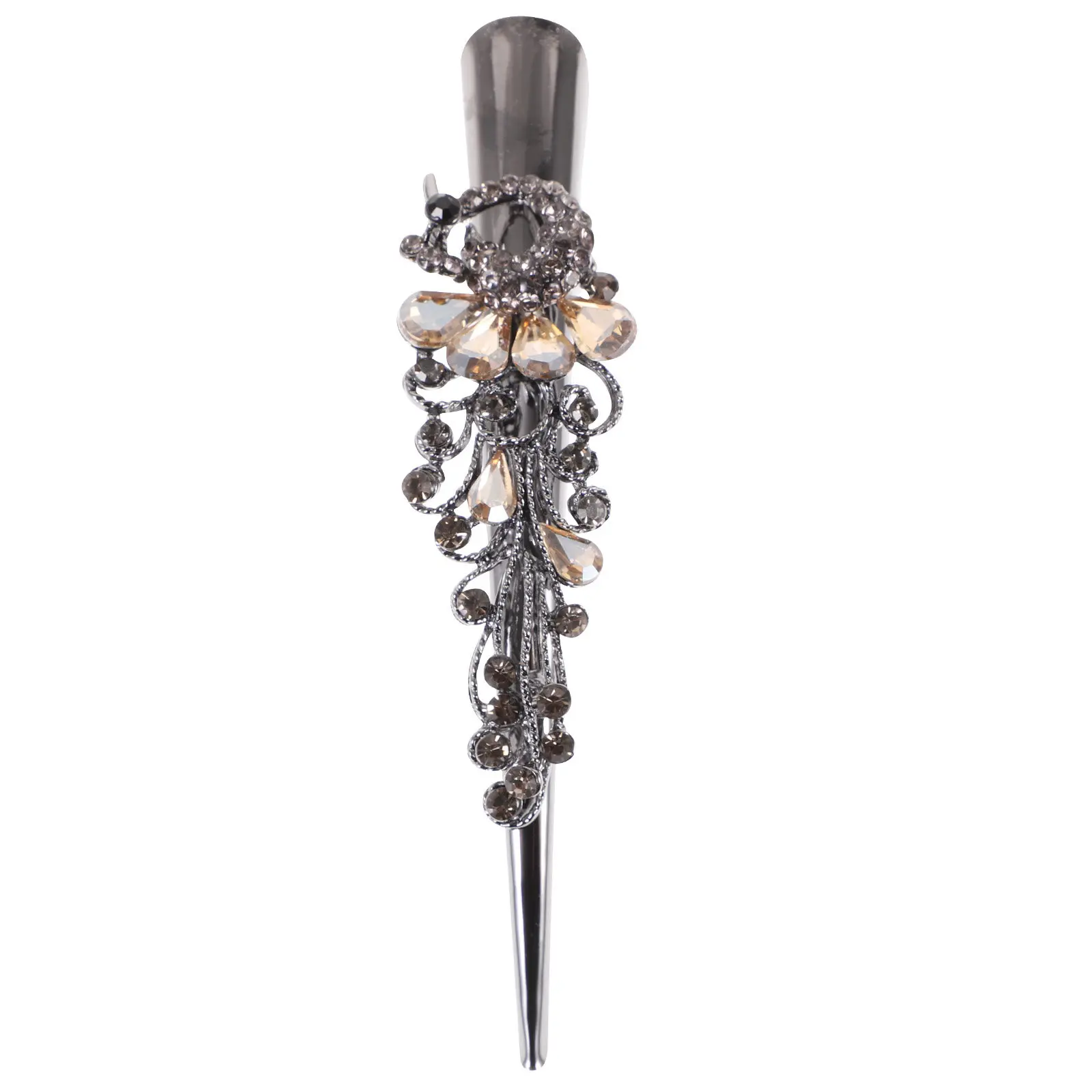 1Pcs Hair Clip Alloy Large Duckbill Clip Vintage Rhinestone Design Elegant Hair Accessories for Party Festival Travel
1Pcs Hair Clip Alloy Large Duckbill Clip Vintage Rhinestone Design Elegant Hair Accessories for Party Festival Travel