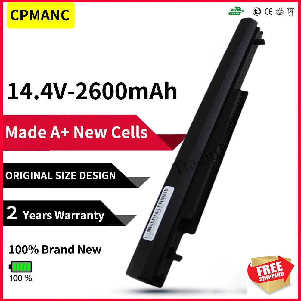 Аккумулятор CPMANC A41-K56 для ноутбука ASUS A46 K46 S40 S46 S56 V550C U48C S550 R405C серии, замена детали, номер A31-K56 A32-K56
Аккумулятор CPMANC A41-K56 для ноутбука ASUS A46 K46 S40 S46 S56 V550C U48C S550 R405C серии, замена детали, номер A31-K56 A32-K56