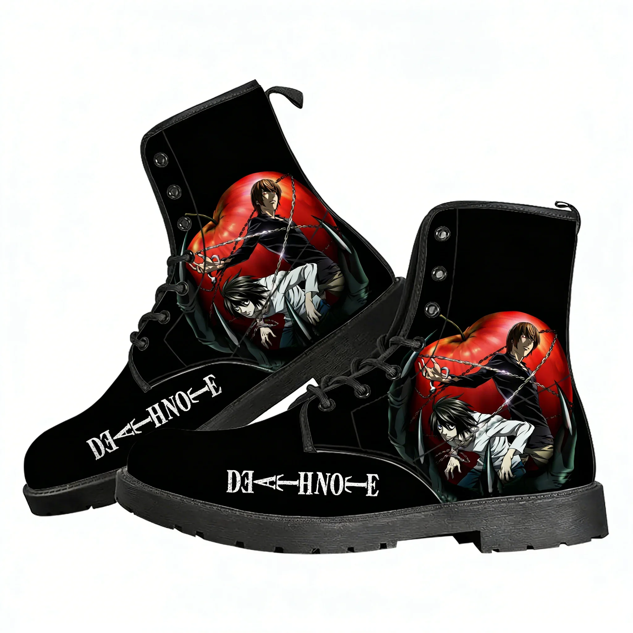 Death Note Boots Mens Womens Teenager Shoes Casual Boot Outdoor Light High Quality Couple Print On Demand Anime Custom Made Shoe
Death Note Boots Mens Womens Teenager Shoes Casual Boot Outdoor Light High Quality Couple Print On Demand Anime Custom Made Shoe