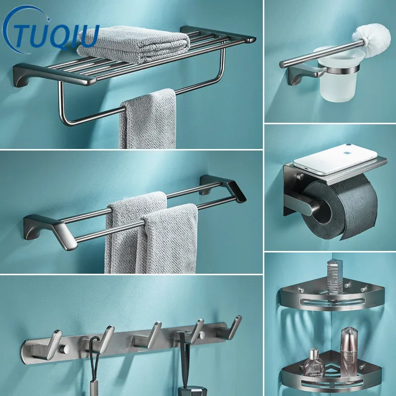 Tuqiu Bathroom Accessories Grey Paper Holder,Corner Shelf,Towel Rack,Toilet Brush Holder,Towel Holder Brass Bathroom Hardware
Tuqiu Bathroom Accessories Grey Paper Holder,Corner Shelf,Towel Rack,Toilet Brush Holder,Towel Holder Brass Bathroom Hardware