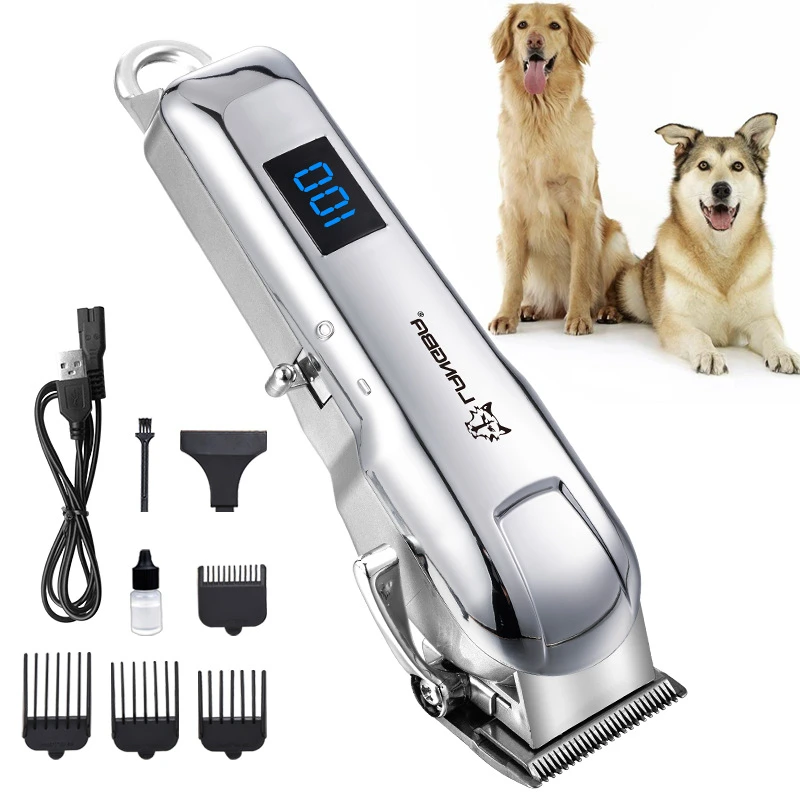 Electric Pet Clipper Grooming Kit for Dogs Reachageable Trimmer Haircut Cat Hair Cutting Remover Professional Machine Set Puppy
Electric Pet Clipper Grooming Kit for Dogs Reachageable Trimmer Haircut Cat Hair Cutting Remover Professional Machine Set Puppy