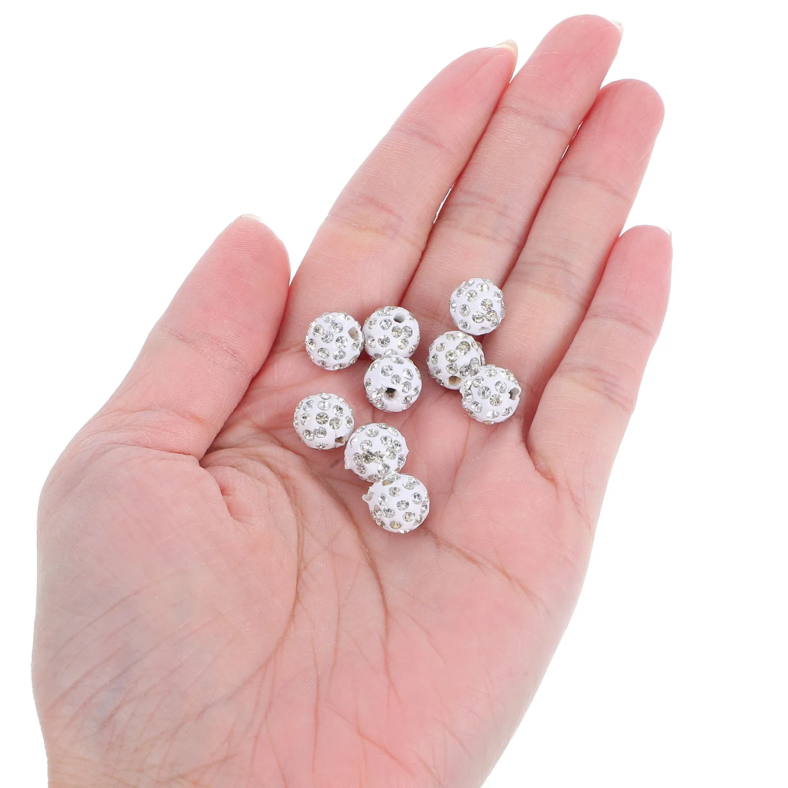 200 шт. бусин для изготовления украшений: блестящие круглые бусины-шармы из глины с стразами, диско-шары Шамбала для браслетов, ожерелий, серег
200 шт. бусин для изготовления украшений: блестящие круглые бусины-шармы из глины с стразами, диско-шары Шамбала для браслетов, ожерелий, серег