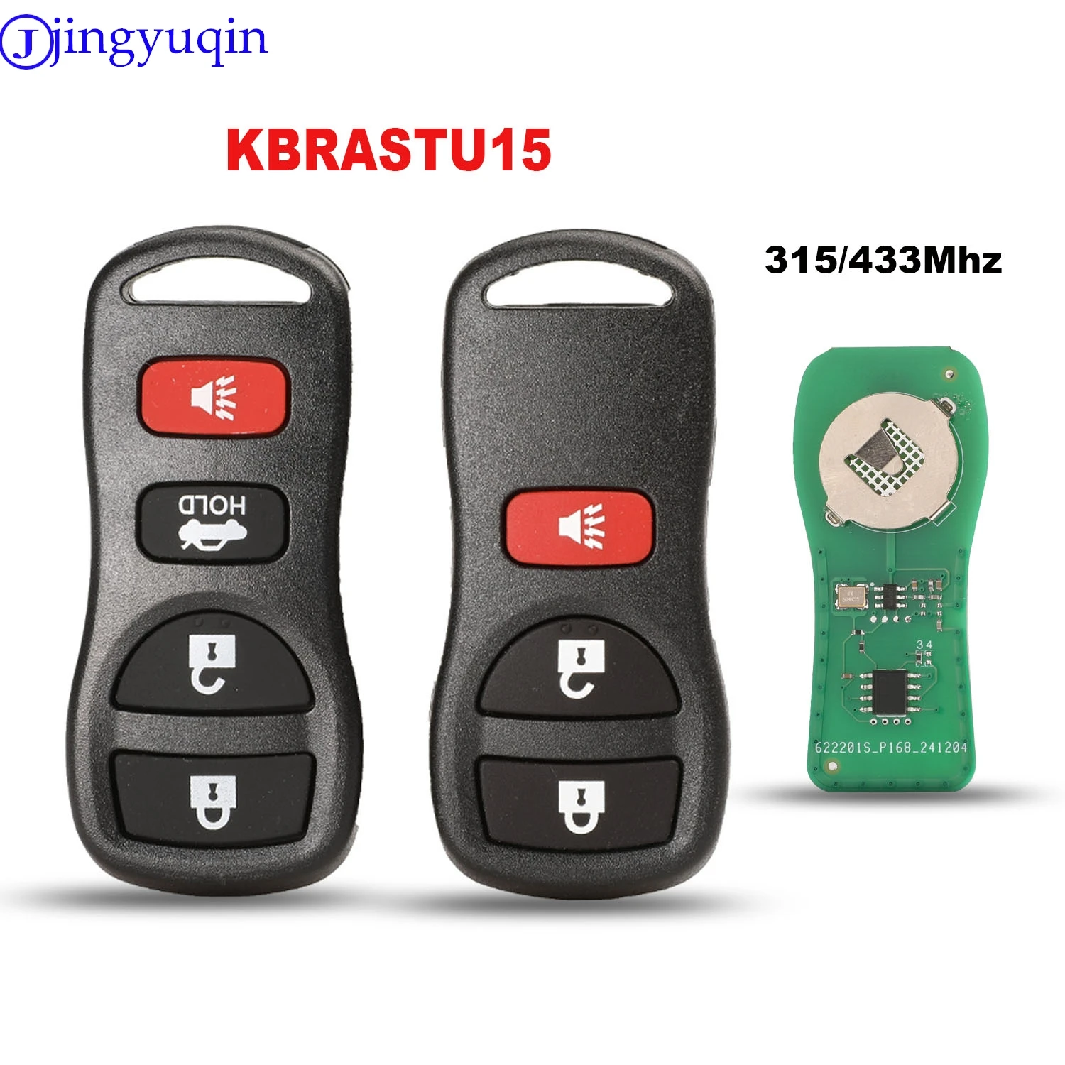 jingyuqin New 315/433MHZ Remote Car Entry Key For Infiniti/Nissan Frontier Murano Armada Pathfinder 2002-2008 KBRASTU15
jingyuqin New 315/433MHZ Remote Car Entry Key For Infiniti/Nissan Frontier Murano Armada Pathfinder 2002-2008 KBRASTU15