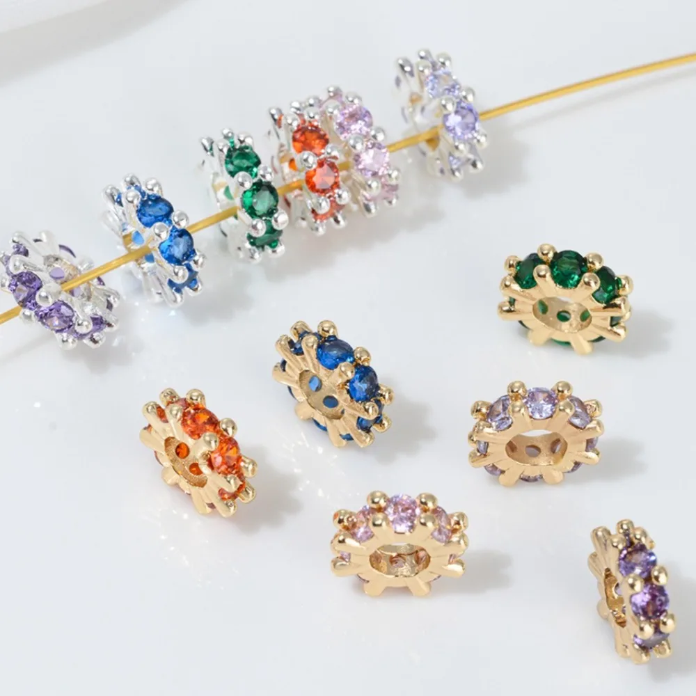 Copper Bead 14K Gold Color Zircon Snowflake Bead Spacer String Pearl Crystal DIY Handmade Bracelet Necklace Jewelry Accessories
Copper Bead 14K Gold Color Zircon Snowflake Bead Spacer String Pearl Crystal DIY Handmade Bracelet Necklace Jewelry Accessories