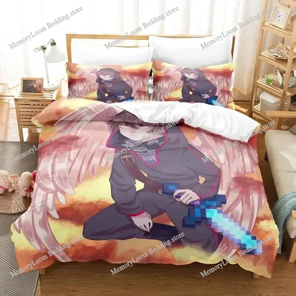 Badboyhalo Team SMP Bedding Set Single Twin Full Queen King Size Bed Set Aldult Kid Bedroom Duvetcover Sets bed sheet set 2025
Badboyhalo Team SMP Bedding Set Single Twin Full Queen King Size Bed Set Aldult Kid Bedroom Duvetcover Sets bed sheet set 2025