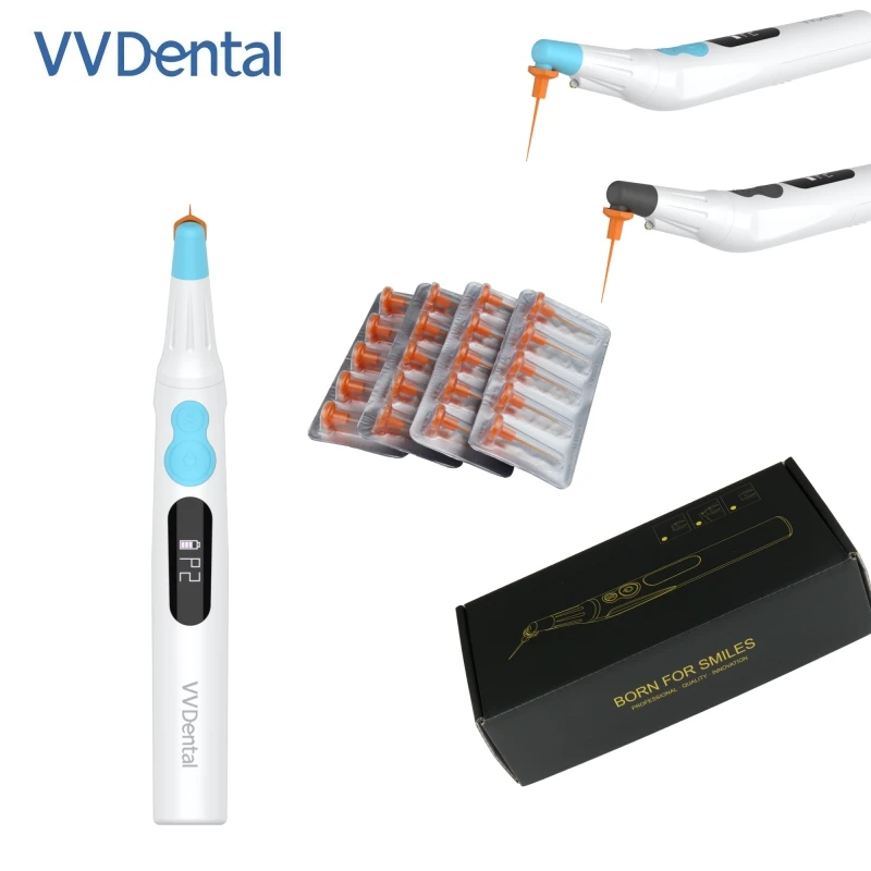 VV Dental RW-7 Wireless Ultrasonic Activator Battery-Powered With 30pcs Disposable Tips,for Root Canal Filling Washing
VV Dental RW-7 Wireless Ultrasonic Activator Battery-Powered With 30pcs Disposable Tips,for Root Canal Filling Washing