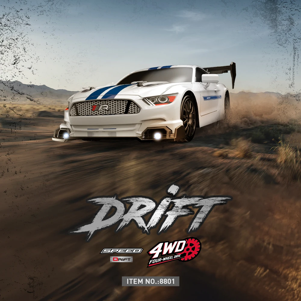 1:24 High Speed RC Drift Vehicle Car Mustang Four-wheel Drive Remote Control Racing Gift Race Racing Boy Toy
1:24 High Speed RC Drift Vehicle Car Mustang Four-wheel Drive Remote Control Racing Gift Race Racing Boy Toy