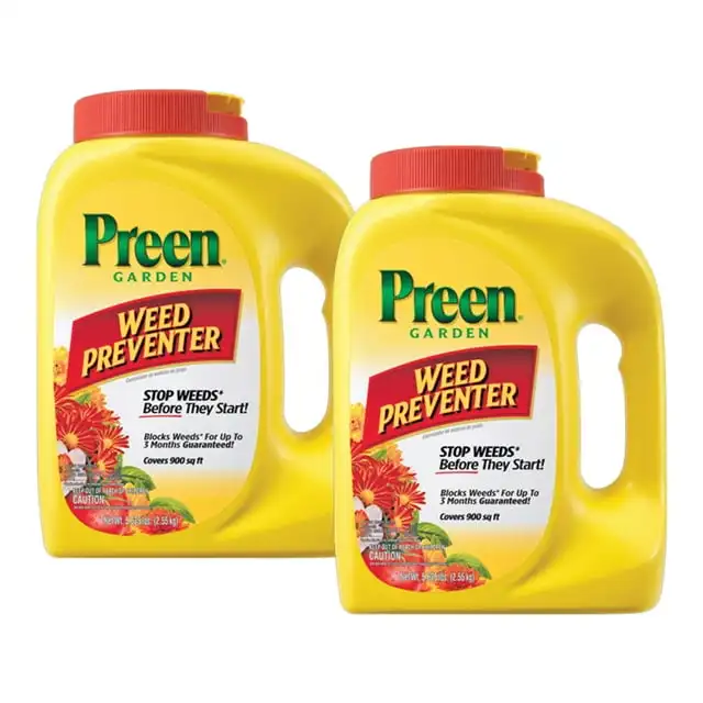 Preen Garden Weed Preventer 11,25 фунта. (футляр Упаковка из 2–5,625 фунтов. аппликатор Бутылки) Чехлы 1600 кв. футов.
Preen Garden Weed Preventer 11,25 фунта. (футляр Упаковка из 2–5,625 фунтов. аппликатор Бутылки) Чехлы 1600 кв. футов.