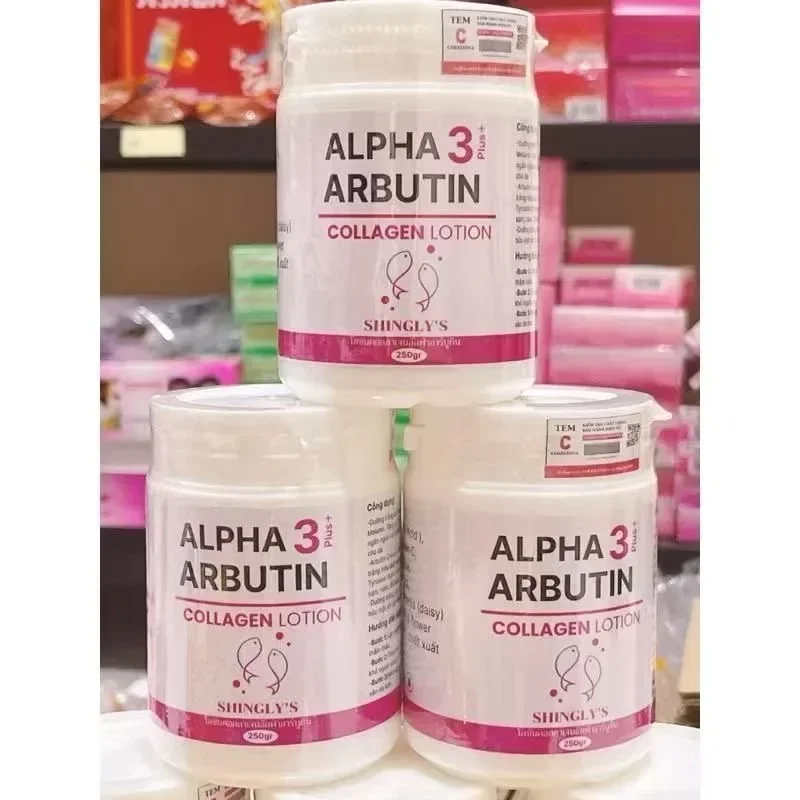 Enhance Skin Radiance with Whitening Alpha 3 Plus Arbutin Collagen Lotion 200g Body Cream From Viet Cty
Enhance Skin Radiance with Whitening Alpha 3 Plus Arbutin Collagen Lotion 200g Body Cream From Viet Cty
