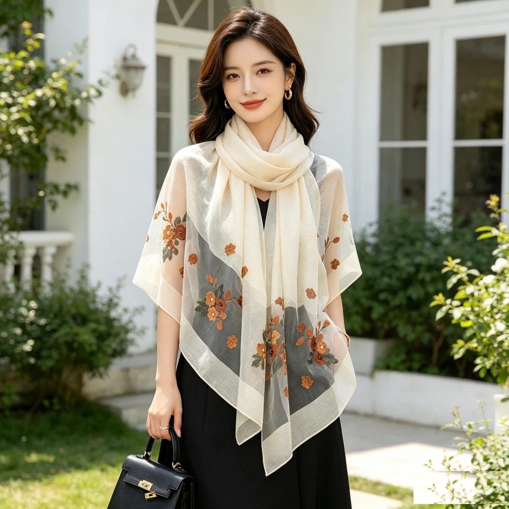 Fashion Peony Flower Organza Long Scarf Women Elegant Shawl Wrap Headscarf Bandanas Headband Bufanda Head Wrap Turbante Mujer
Fashion Peony Flower Organza Long Scarf Women Elegant Shawl Wrap Headscarf Bandanas Headband Bufanda Head Wrap Turbante Mujer