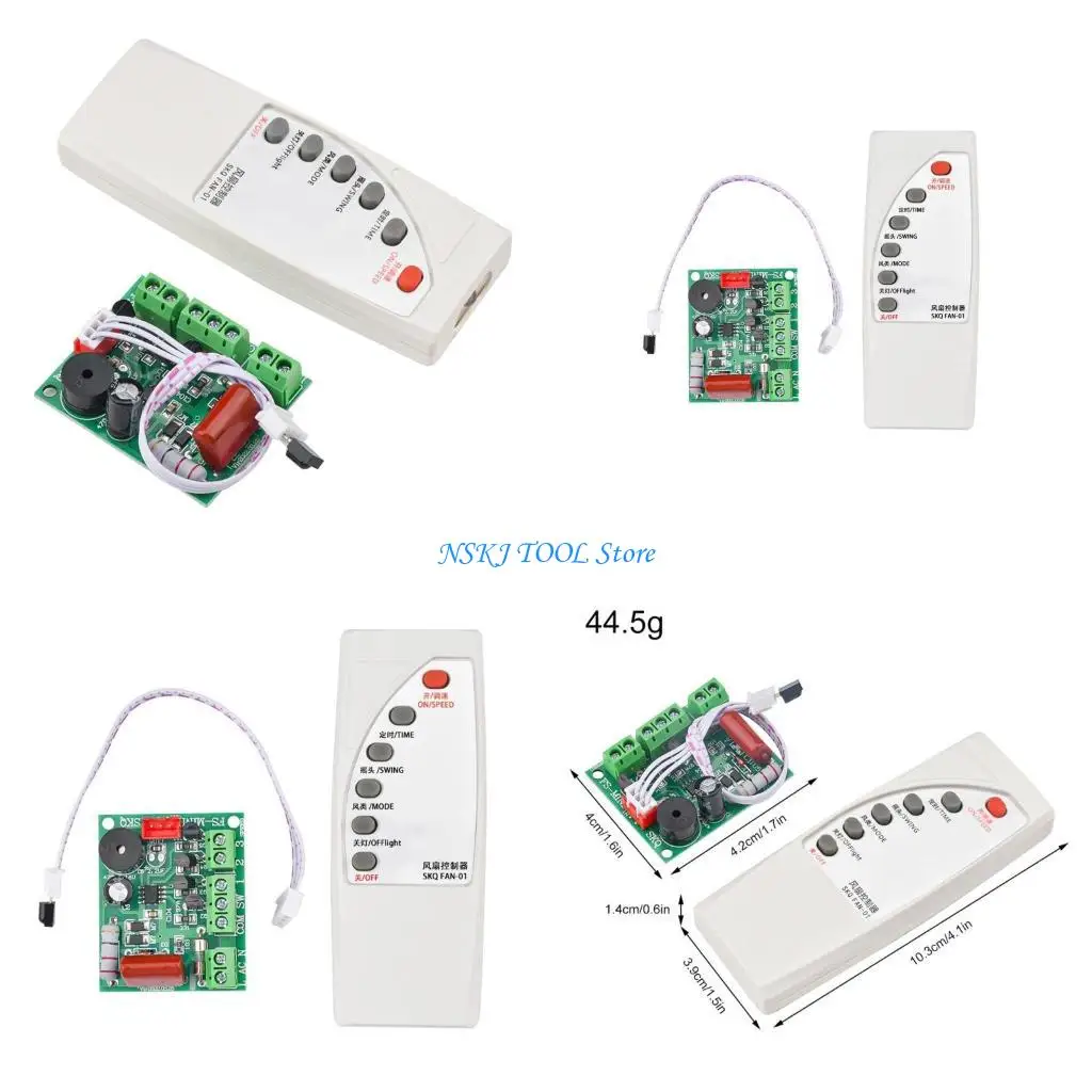 L8RC Controller Switch Fan Remote Control Modification Board 7-8 Meters Cont