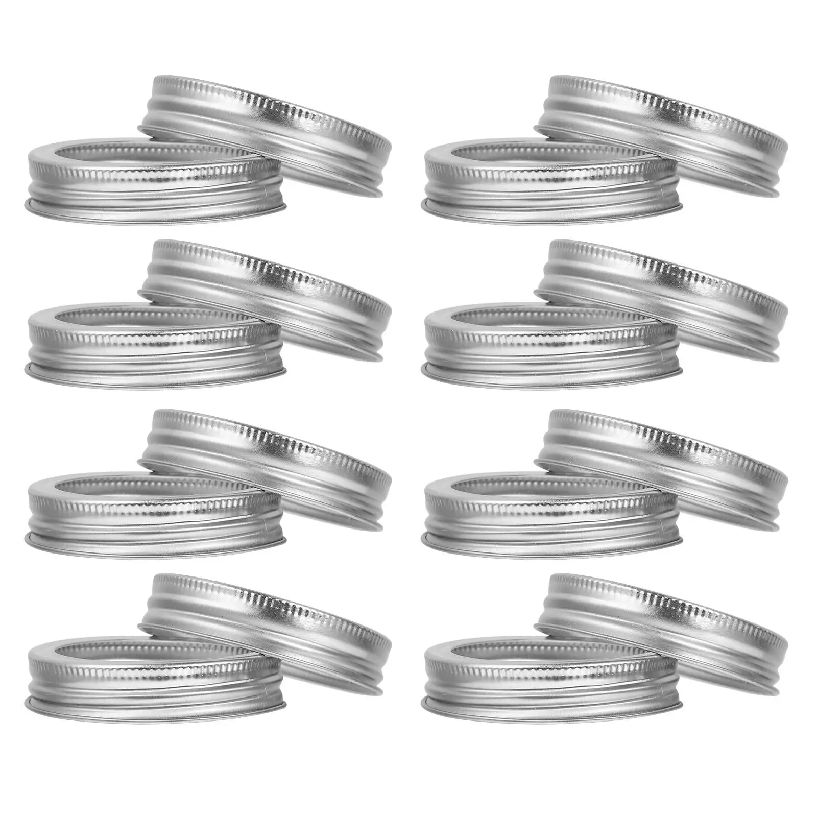 24 Pcs Jar Lids Tinplate Ring Practical Split-Type Cover Rings Replacement Bands The Mouth Canning Tape
24 Pcs Jar Lids Tinplate Ring Practical Split-Type Cover Rings Replacement Bands The Mouth Canning Tape