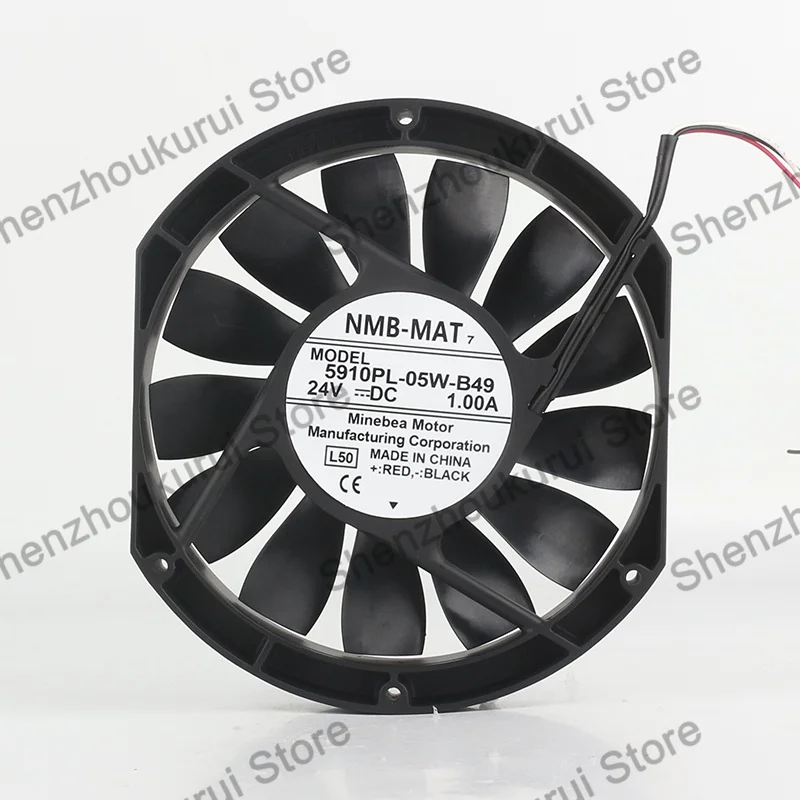 NMB 172X150X25MM DC 24V 1.00A AC EC 17.2CM Aluminum frame frequency converter 17225 3-wire 5910PL-05W-B49 cooling fan
NMB 172X150X25MM DC 24V 1.00A AC EC 17.2CM Aluminum frame frequency converter 17225 3-wire 5910PL-05W-B49 cooling fan