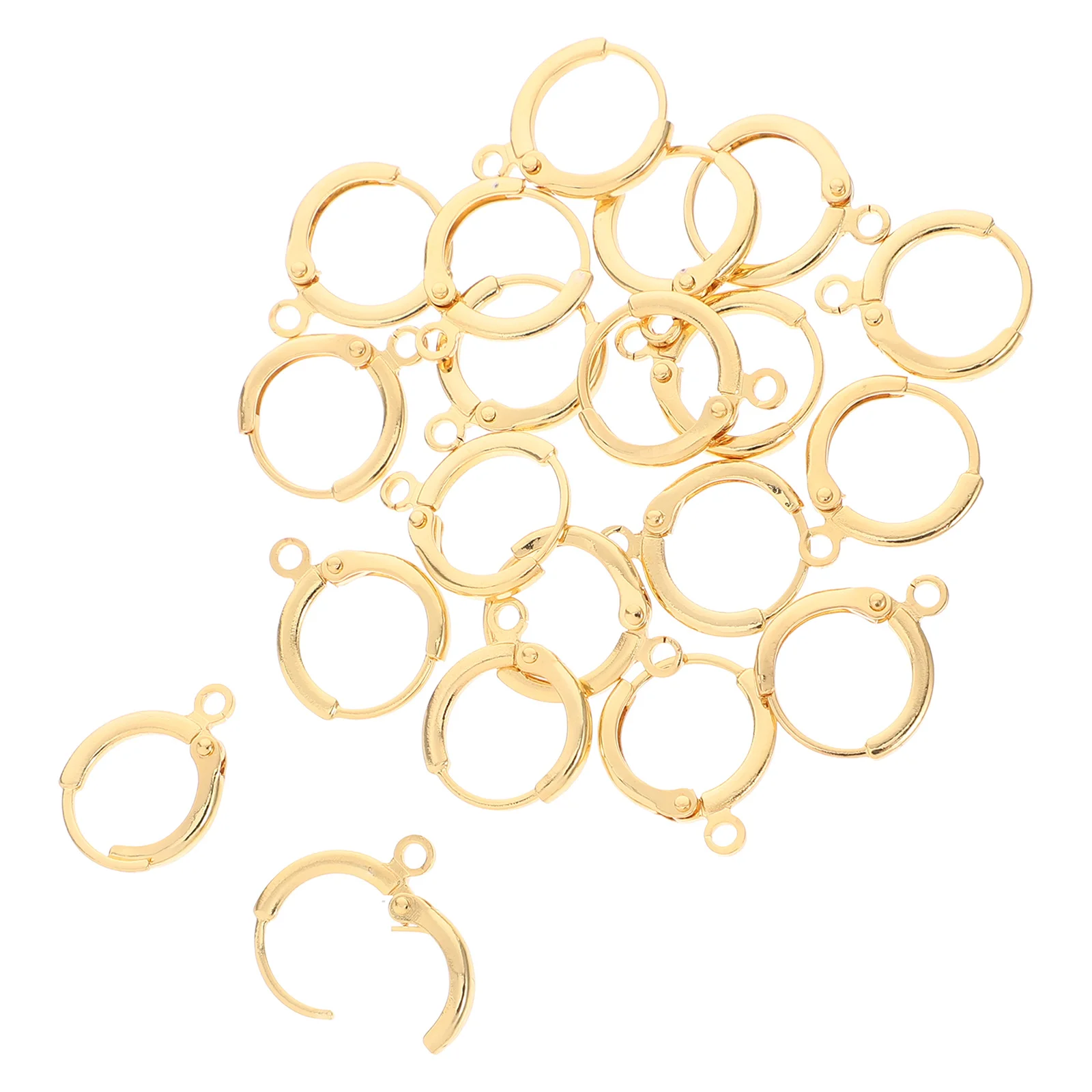 20Pcs DIY Earring Hooks Open Style Replaceable Ear Jewelry Ornament Female Earring Supplies for Jewelry Making
20Pcs DIY Earring Hooks Open Style Replaceable Ear Jewelry Ornament Female Earring Supplies for Jewelry Making