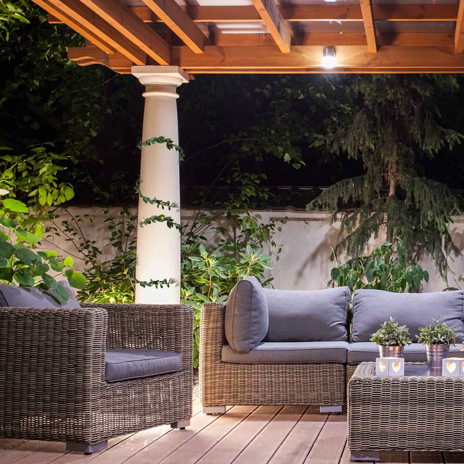 Waterproof Leaf Rattan LED String Lights 5m Solar Powered Outdoor Garden Decorative Lighting Leaf Rattan String Lights
Waterproof Leaf Rattan LED String Lights 5m Solar Powered Outdoor Garden Decorative Lighting Leaf Rattan String Lights