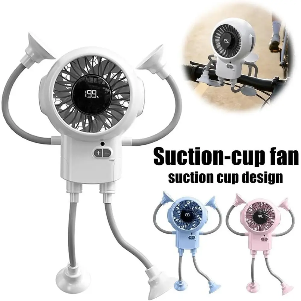 with 3 Speeds Portable Robot Fan Strong Airflow Multi-function Man Personal Table Fan Rechargeable Battery Small Fans
with 3 Speeds Portable Robot Fan Strong Airflow Multi-function Man Personal Table Fan Rechargeable Battery Small Fans