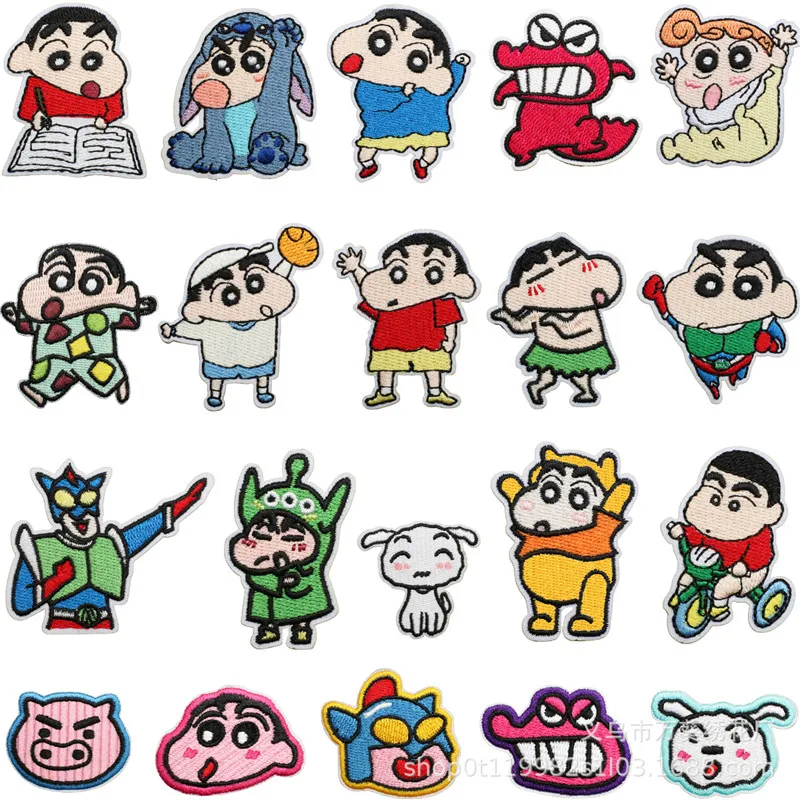20pc Crayon Shin-Chans DIY Icon Ironing Patch Anime Game Figure Yoshi Wario Bowser Applique Embroidery Accessories Clothes Patch
20pc Crayon Shin-Chans DIY Icon Ironing Patch Anime Game Figure Yoshi Wario Bowser Applique Embroidery Accessories Clothes Patch